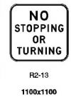 No Stopping or Turning